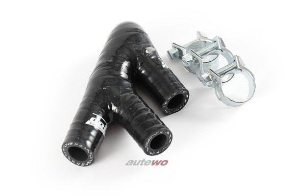 Audi RS4 B5 2.7l Biturbo verstärkter Silikon-Unterdruckschlauch schwarz