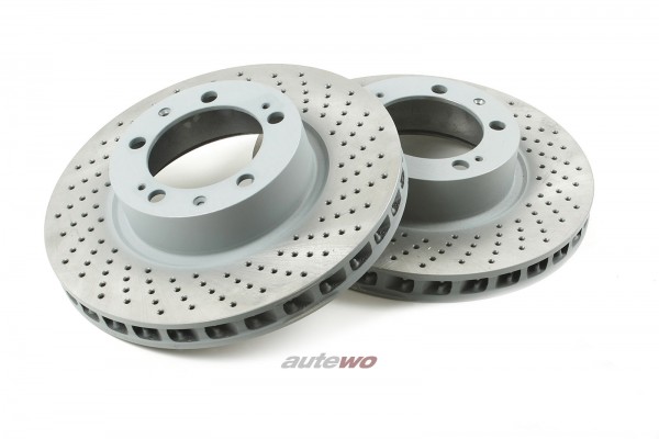 Audi/PORSCHE RS2 Bremsscheiben gelocht vorne entsprechen 8A0615283/8A0615284