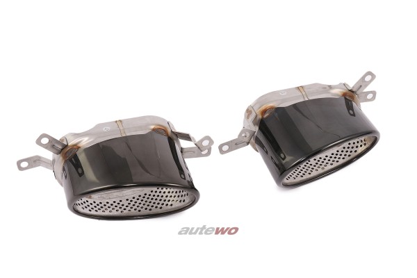 8Y0253823A/8Y0253824A NEU Audi RS3 8Y original Endrohrblenden schwarzchrom