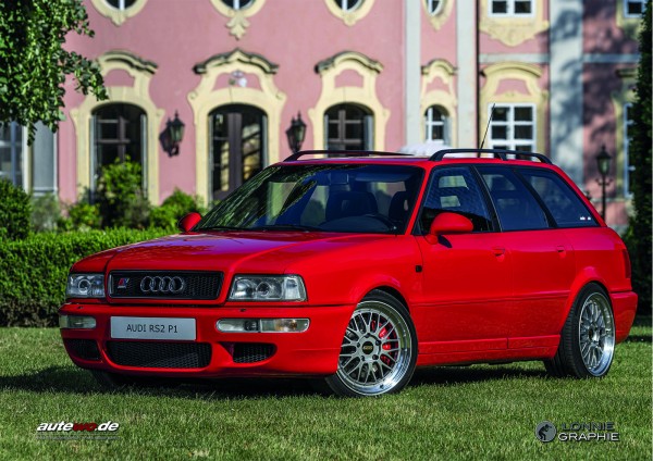 autewo-/Lonniegraphie-Poster DIN A2 Motiv Audi RS2 P1