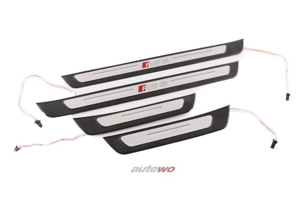 Audi RS6 C8/4K beleuchtete Einstiegsleisten original mit RS6 Logo