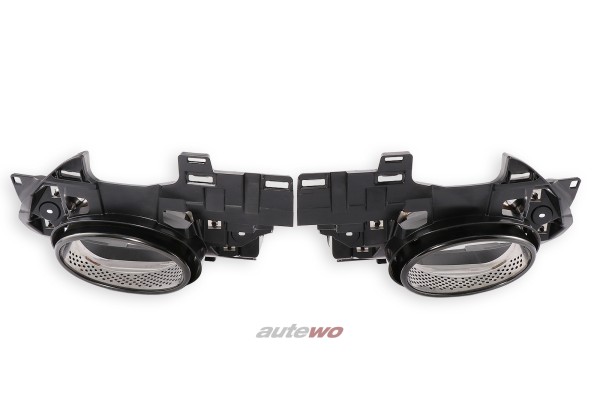 8Y0253823A/8Y0253824A NEU Audi RS3 8Y original Endrohrblenden schwarzchrom