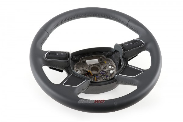 4H0419091AC NEU Audi A8 D4 Leder-Lenkrad DF9 granit grau