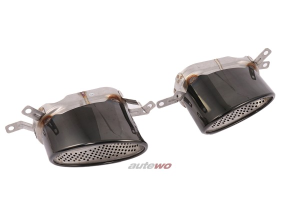 8Y0253823A/8Y0253824A NEU Audi RS3 8Y original Endrohrblenden schwarzchrom