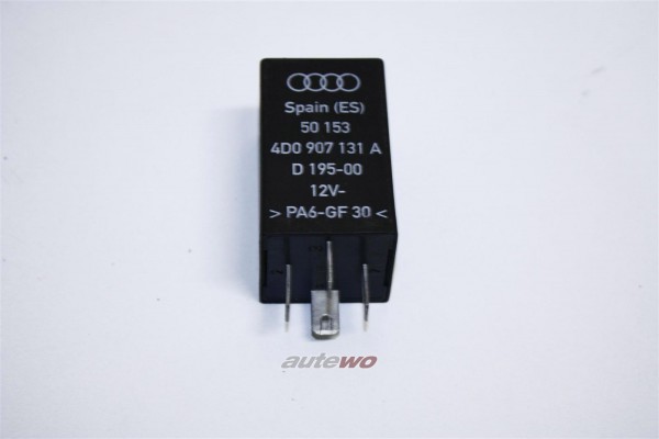 Audi A8 D2 Abschaltrelais 628 Innen- & Leseleuchten 4D0907131A