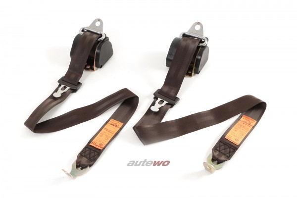 811857709D 811857709B NEU Audi 80/Coupe Typ 81 Sicherheitsgurte hinten negro