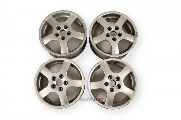4x Alufelgen Borbet CB 70638 7x16 ET38 5x112 für Audi S2/100/200/A3/A4/A6