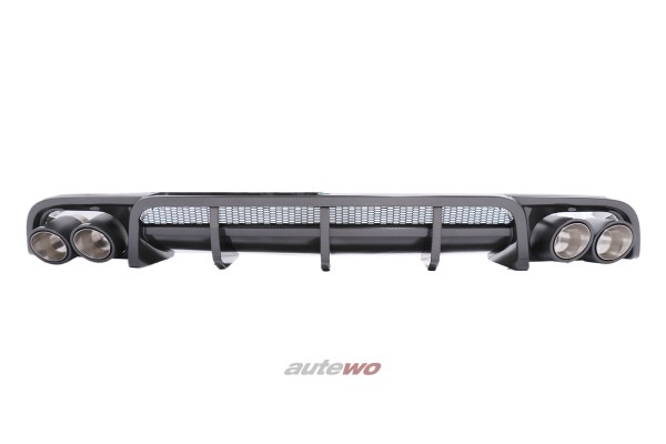 Audi RS6 4G ABT Heckschürzenaufsatz Carbon + Endrohrblenden 4G058013130
