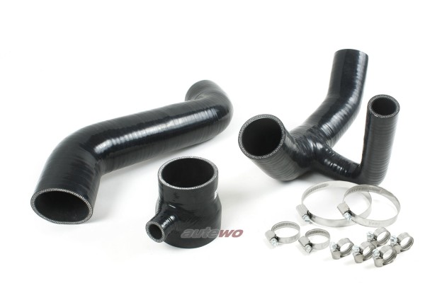 Audi S2/RS2 B4 2.2l 20V Turbo ABY/ADU Silikon-Druckschlauchset + Klemmen