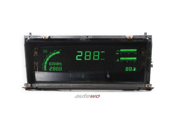 857919036K Audi 90/Coupe Typ 81/85/Urquattro 5 Zylinder Digitalinstrument grün