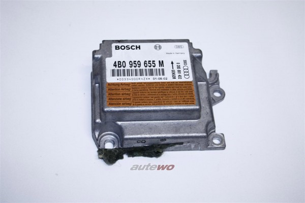Audi A6 4B Airbag Steuergerät für Fzg, inkl. Kopfairbags 4B0959655M