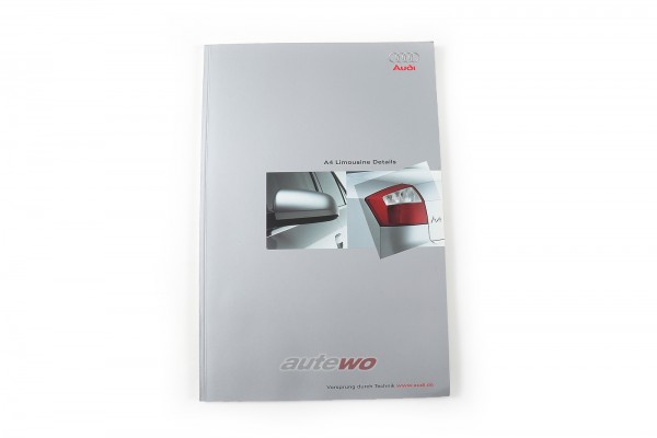Audi A4 8E/B6 Presseheft A4 Limousine Details Ausgabe 2000