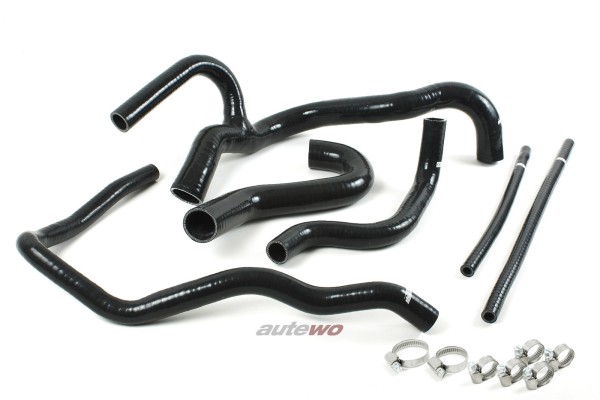 Audi Urquattro 10V 2.2l 10V Turbo WX/WR/GV Silikon-Kühlwasserschlauchset