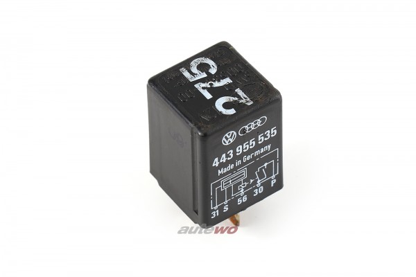 Audi/VW 80/90/100/200 Relais 275 Scheinwerferwaschanlage 443955535