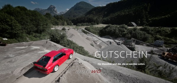 autewo-Geschenkgutschein 50 Euro Motiv Sportquattro als Geschenkkarte
