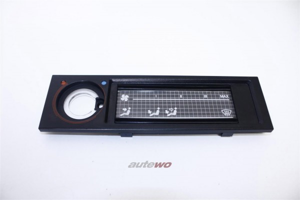 Audi 100 Typ 44 Blende Heizung Kunststoff schwarz 443819073B 443819075
