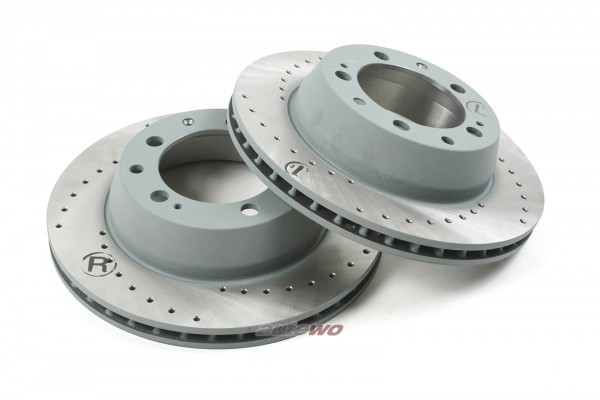 Audi RS2 2.2l Bremsscheiben 299x24mm gelocht Hinten entsprechen 8A0615601D