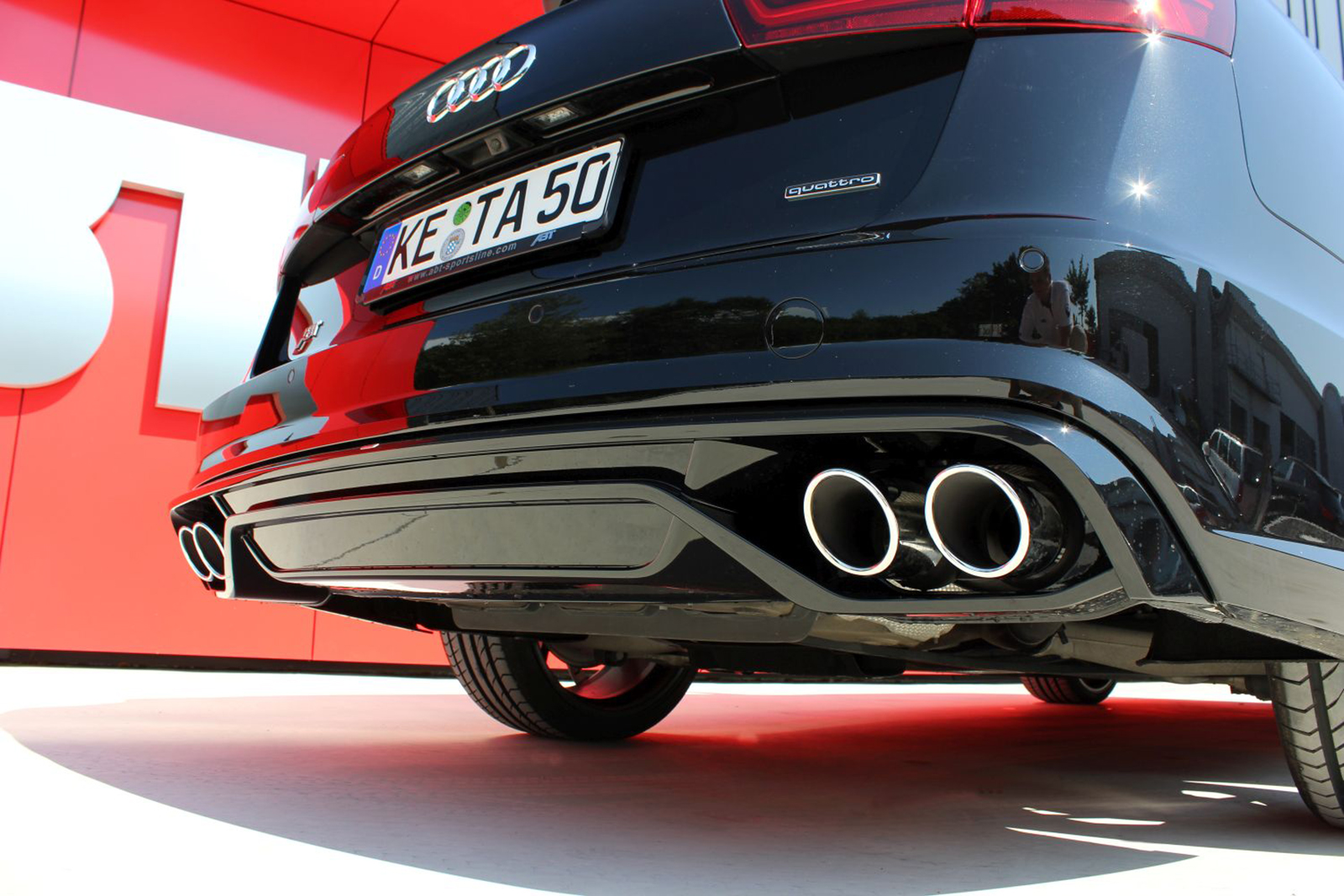 NEU ABT Sportsline 4G058001130 Audi A6 4G Diffusor 4-flutig hinten