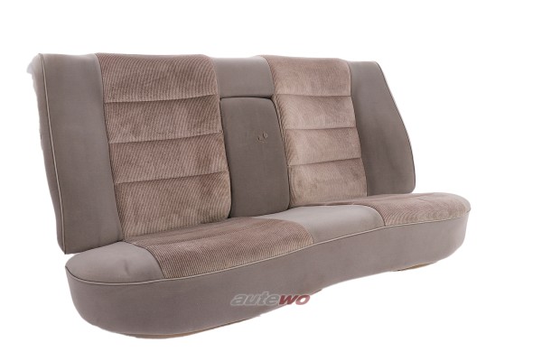 Audi 80 Typ 81/B2 Rücksitzbank Velour Stoff Streifendesign grau