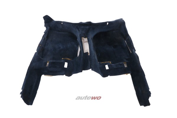 441863021C Audi V8 D11 Innenraum Teppich Hinten blau für manuelle Sitze