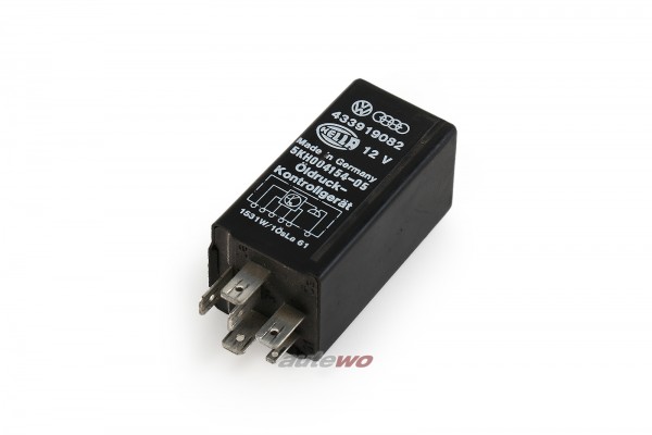Audi/VW 90 Typ 81/89/100 Typ 44 Relais 1 Öldruckwarnung 5 Zylinder 433919082