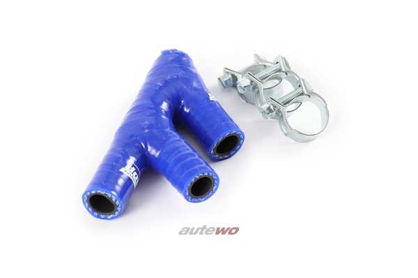 Audi RS4 B5 2.7l Biturbo verstärkter Silikon-Unterdruckschlauch blau
