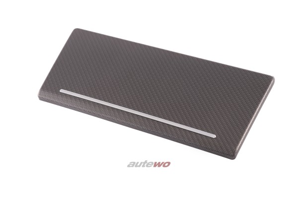 4K1864365K Audi A6/S6/RS6/A7/S7/RS7 C8/4K Zierblende Getränkehalter alu B-Ware