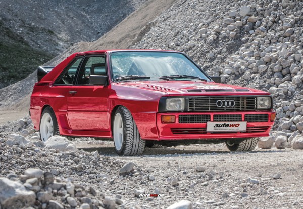 Postkarte Audi Sportquattro