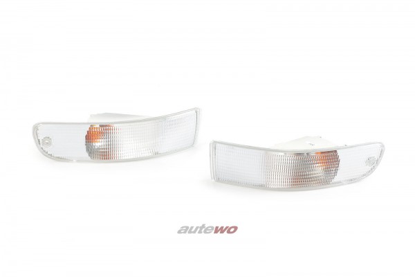 99363106101 & 99363106201 Porsche 993 Carrera/Turbo Original Blinker Paar weiß