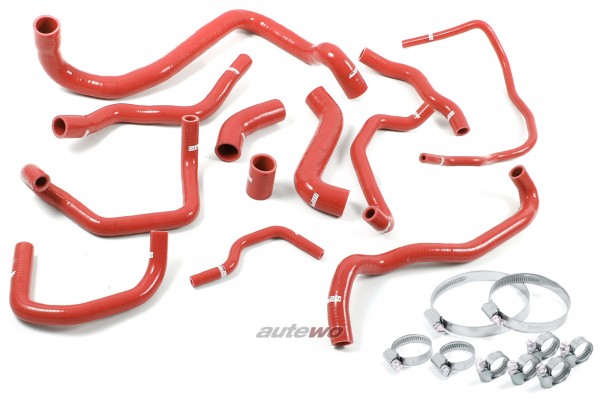 Audi/SEAT S3 8L/TT 8N/Cupra R 1.8 20V Turbo Silikon-Kühlwasserschläuche rot