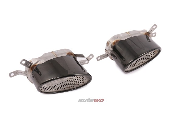 8Y0253823A/8Y0253824A NEU Audi RS3 8Y original Endrohrblenden schwarzchrom