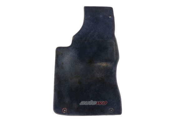441863717D Audi V8 D11 original Teppich/Fußmatte Vorne Links marine blau