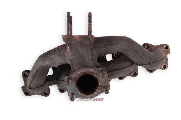 034129591J Audi S2/200 Typ 44/Urquattro/S4/S6 C4 20V Turbo Abgaskrümmer Risse