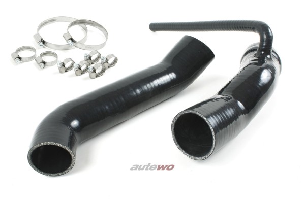 Audi Urquattro 10V 2.2l 10V Turbo WX/WR/GV Silikon-Druckschlauchset + Klemmen