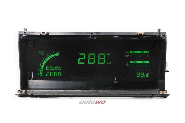 857919036K Audi 90/Coupe Typ 81/85/Urquattro 5 Zylinder Digitalinstrument grün