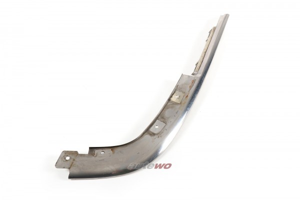 441853065E Audi V8 D11 Zierleiste Stoßstange Vorne Links verchromt