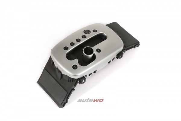 4B0713111AR 4B0713110E Audi RS6 4B 4.2l Abdeckung Wählhebelkulisse alu-matt