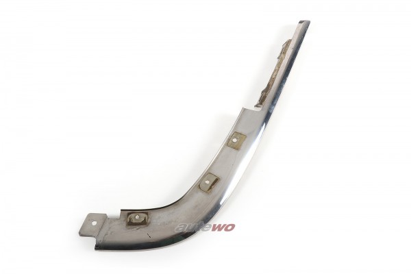 441853065E Audi V8 D11 Zierleiste Stoßstange Vorne Links verchromt