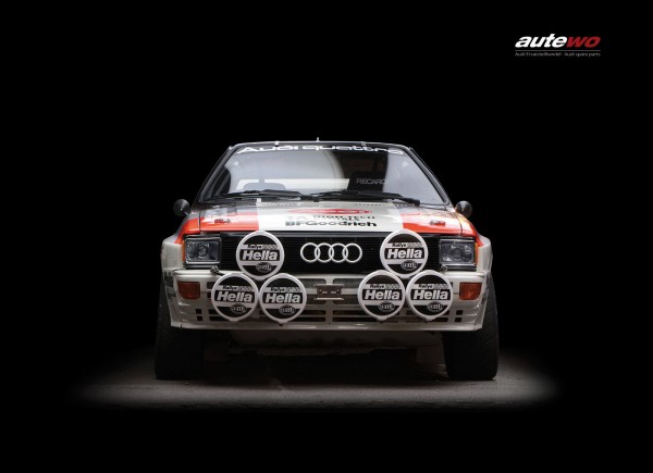 autewo-Poster DIN A2 Motiv original Audi Rallye Quattro A1