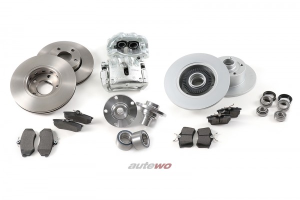 Audi 80 B4/Coupe/Cabrio Typ 89 Umrüst-Set 5x112 vorne/hinten inkl. Bremse