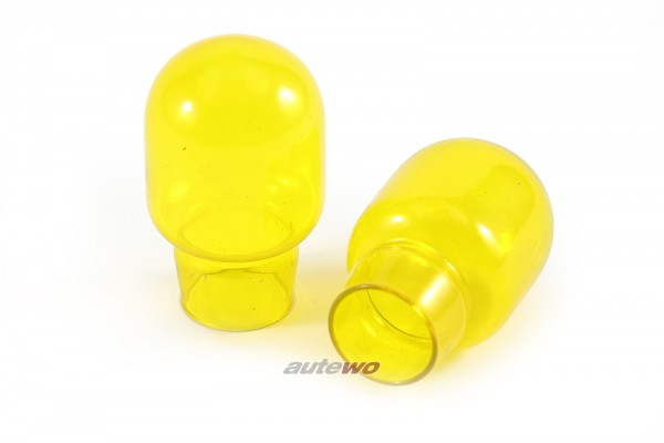 895941180 NEU Audi 90/Coupe Typ 89 Lichtfilter-Paar Gelbglas Scheinwerfer