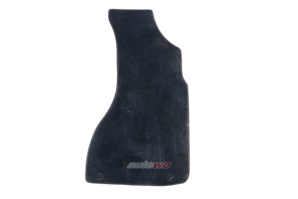441863718D Audi V8 D11 original Teppich/Fußmatte Vorne Rechts marine blau
