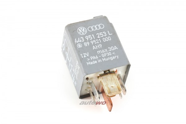 Audi/VW 80/100/A4/A6 Relais 215 Kraftstoffpumpe 443951253L