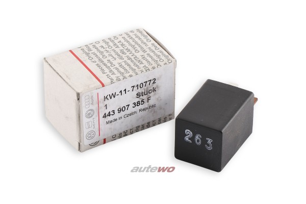 443907385F NEU Audi 90/100 Typ 44 5 Zylinder Kraftstoffpumpenrelais