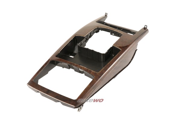 4F1864261T Audi A6/S6/RS6 4F/C6 Einsatz Mittelkonsole Holz assamgrau