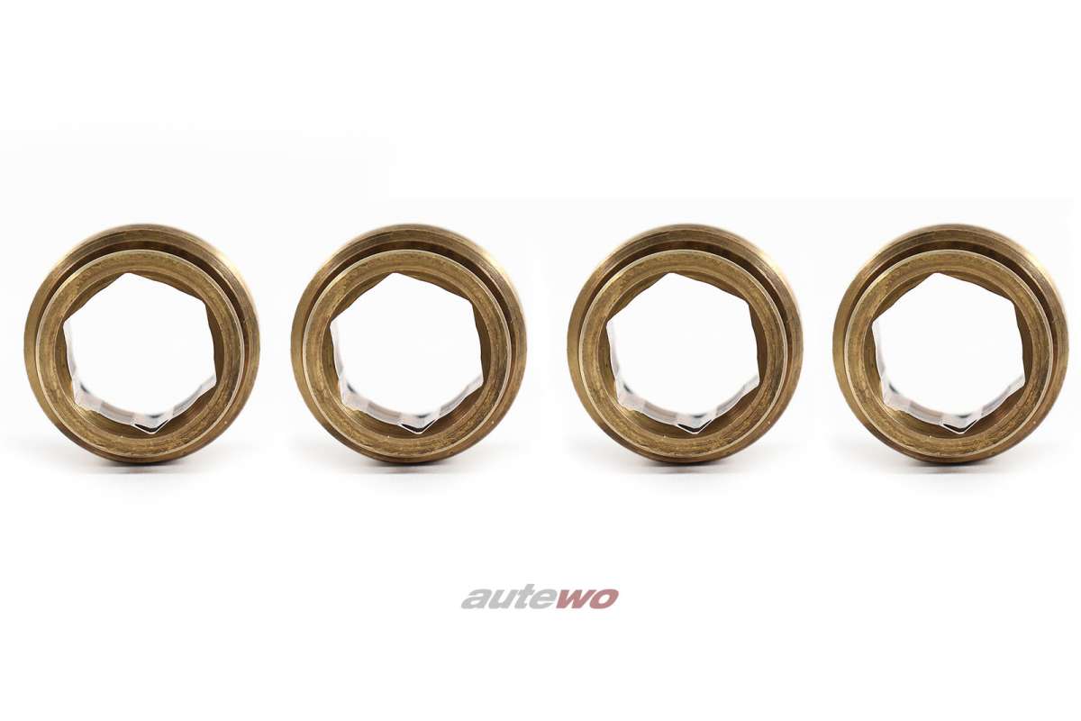 034133555A Audi 80/90/Coupe/Urquattro/100/200 Messing-Einsätze