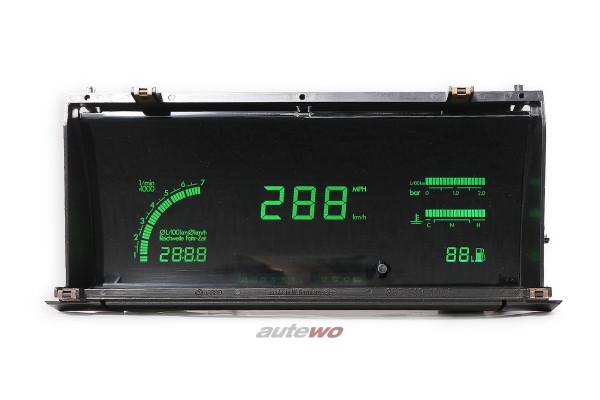 857919036K Audi 90/Coupe Typ 81/85/Urquattro 5 Zylinder Digitalinstrument grün