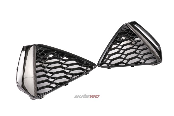 4K8807647H/648H Audi RS6/RS7 C8/4K Carbon Luftführungsgitter Stoßstange